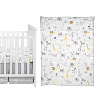 Crib Bumper with Organic Cotton Filling, Cottoned Shop
