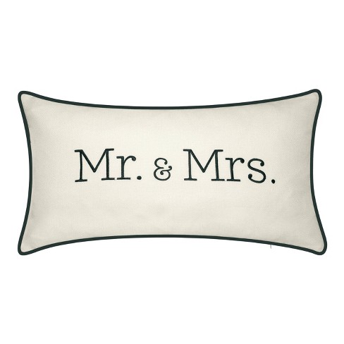 Mr and store mrs lumbar pillow