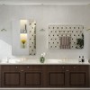 Apmir Rectangular Aluminum Alloy Framed and Tempered Glass Wall Bathroom Vanity Mirror in Matte Black/ Gold/ Silver/ Brown - 3 of 4