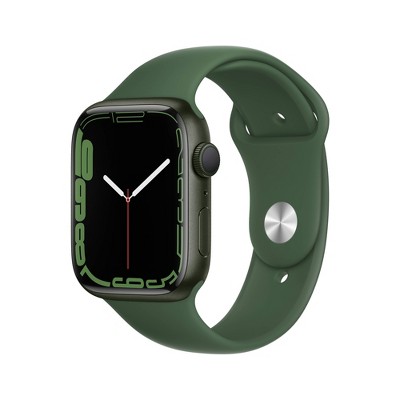 Apple Watch Series 7 GPS, 41mm Green Aluminum Case with Clover Sport Band