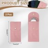 Unique Bargains Thick Velvet Watch Jewelry Storage Bags 5.1" x 2.8" 2 Pcs - 2 of 4