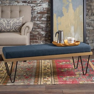 Elisha Industrial Modern Bench - Christopher Knight Home - 1 of 4