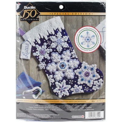 Bucilla Felt Stocking Applique Kit 18 Long-nordic Snowman : Target