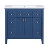 VYNXARIA 36" Bathroom Vanity with Resin Sink Combo - Modern Storage Solution & Style - 3 of 4