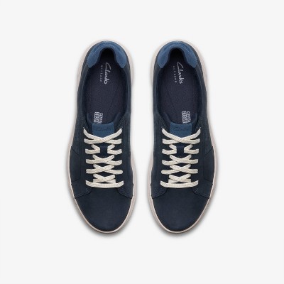 Clarks Mens Mapstone Tie Navy Nubuck 13 — фото 6