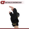 Unique Bargains Motorcycle Cycling Half Finger Gloves 1 Pair - 3 of 4