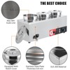 Commercial Soup Warmer, Electric Bain Marie – 600W/1000w 86~176°F Adjustable Temp with Reset Button, Silver for Restaurant & Buffet - 3 of 4