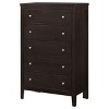 Okak 5-Drawer Wooden Dresser Modern Storage Chest Versatile for Bedroom/Office - 4 of 4