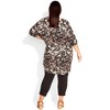 Avenue Women's Plus Size Leila Foil Print Top - image 3 of 4