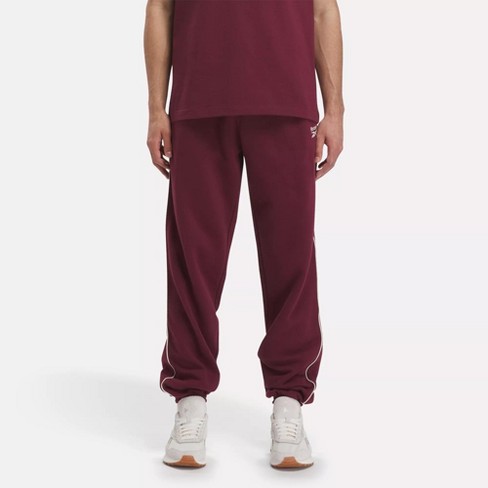 Reebok Identity Small Logo Cotton Leggings - Classic Maroon