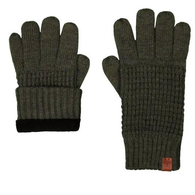 Men's Wool Waffle Fleece Gloves - Bickley + Mitchell