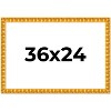 PosterPalooza | 36x24 Bamboo Picture Frame, UV Acrylic, 4 Finishes - Brown, Black, Gold, and Natural - 2 of 4
