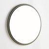 Plum & Post Ryland Mirror Small - Olive Green Round Iron Frame - Beveled - 2 of 3