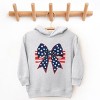 The Juniper Shop Blue and White Star Bow Coquette Toddler Hoodie - 2 of 4