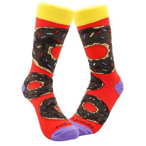 Yummy Delicious Donut Socks from the Sock Panda (Tween Sizes, Small) - 1 of 4