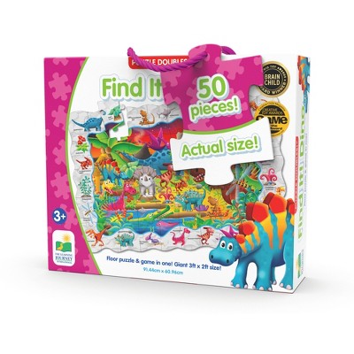 Dino Discovery 50-Piece Interactive Puzzle and Game