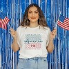 Simply Sage Market Freedom Stacked Short Sleeve Tee - 2XL - White - 2 of 4