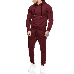 COOFANDY Men's Tracksuit 2 Piece Hooded Athletic Sweatsuits Casual Running Jogging Sport Suit Sets - 1 of 4