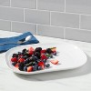 10" Stoneware Westfield Serving Platter White - Threshold™ - 2 of 3