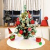 Wikineon Tree Skirts 24 Inch Iridescent White Tree Skirt for Christmas Holiday Outdoor Xmas Tree Decorations Mini Tree for Sparkle - 2 of 4