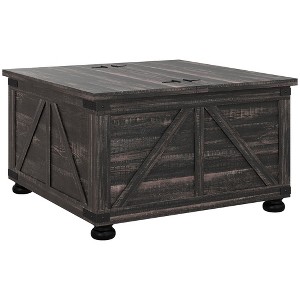 NicBex 31.5 Inch Square Coffee Table with Hinged Flip Lift Top and Hidden Storage Space for Living Room,Bedroom - 1 of 4