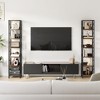 Narrow Bookshelf Tall Skinny Bookcase 6 Tier Storage Rack - 4 of 4