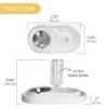 Dog & Cat Food and Water Dispenser Set, Double Dog & Cat Bowls with Steel Bowl, Pet Refillable Water Bowl - 4 of 4