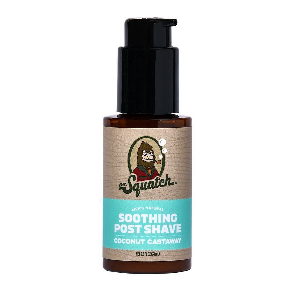 DR. SQUATCH Men's Natural Post Shave -Coconut Castaway - 2.5 fl oz