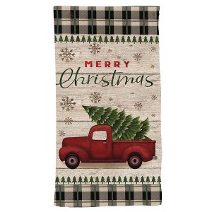 Briarwood Lane Hand Towel 26x18 Merry Christmas Pickup For Christmas Hand Towel - 1 of 3