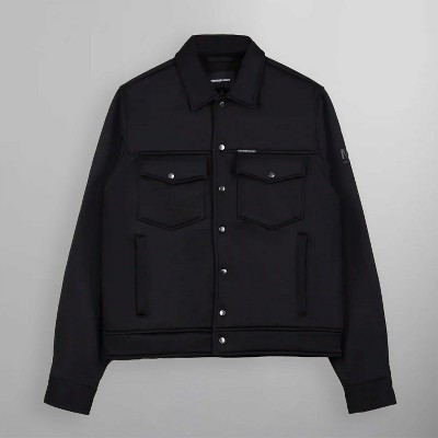 Members Only Men's Outdoor Soft Shell Shirt Full Sleeve Jacket - Black - Medium — фото 6