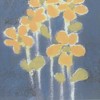HomeRoots 15" X 15" Blue And Yellow Flower Wood Square Framed Art - 4 of 4