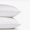 2 Pack Medium Firmness Down Alternative Bed Pillow - eLuxury - 3 of 4