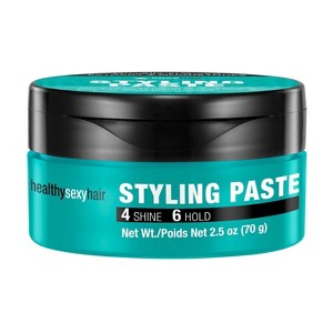 Sexy Hair Healthy Styling Paste Texture Paste (2.5 oz) Medium, Pliable Hold and Control | Satin Finish | All Hair Types | Sexyhair - 1 of 4