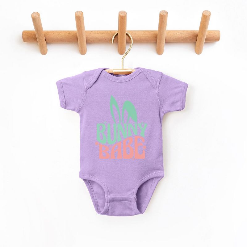 The Juniper Shop Bunny Babe With Ears Baby Bodysuit, 1 of 3