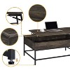 HOMLUX 39" Lift Top Coffee Table Central Table with Hidden Compartments for Living Room - 4 of 4