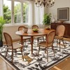 Washable Tiger Rug Tropical Jungle Plant Rug Non Slip Low Pile Rug Soft Contemporary Throw Floor Cover Foldable Indoor Carpet for Living Room Bedroom - 4 of 4