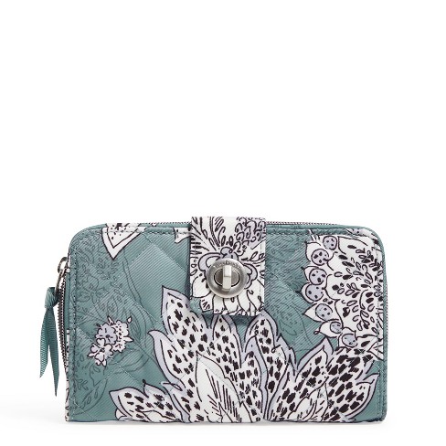 Vera Bradley Women's Performance Twill Rfid All In One Crossbody Bag Tiger  Lily Blue Oar : Target