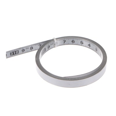 Unique Bargains Steel Metric Right to Left Read Workbench Sticky Tape Measure