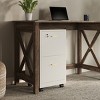 Lavish Home Rolling File Cabinet with Lock - 2 Drawer File Cabinet for Under Desk Storage - 4 of 4