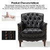 Set of 2 Enrique Genuine Leather Armchair with Turned Legs| ART OF LIVING DESIGNS - 4 of 4