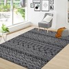 Boho Machine Washable Area Rug Modern Geometric Non-Slip Accent Rug Farmhouse Carpet - 3 of 4