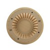 Vynxaria Round Coffee Table with Grille Molding ?¡§C Stylish & Versatile - 3 of 4