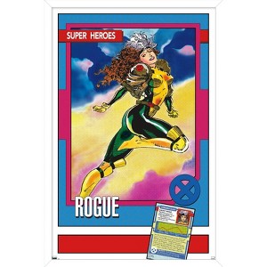 Trends International Marvel Trading Cards - Rogue Framed Wall Poster Prints - 1 of 4