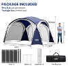 Anybear Easy Beach Tent Pop Up Canopy UPF50+ with Side Wall for Camping 12x12FT - 2 of 4