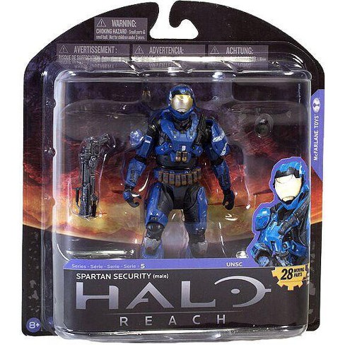 Mcfarlane Toys Halo Reach Series 5 Spartan Security Action Figure Blue Target - guest blue roblox toy