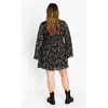 Women's Plus Size Emmie Print Dress - black print | CITY CHIC - 2 of 4