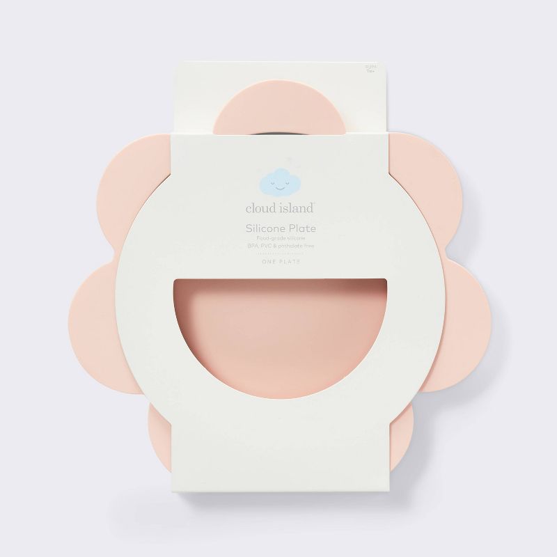 Silicon Plate - Flower/Pink - Cloud Island&#8482;, 4 of 5