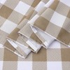 Buffalo Plaid Gingham Farmhouse Kitchen Curtains for Bathroom - 4 of 4