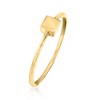 Ross-Simons 18kt Yellow Gold Square Ring - 3 of 4