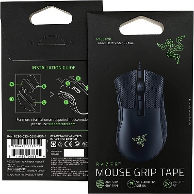 Razer Gaming Mouse Grip Tape - For DeathAdder V2 Mini - Anti-slip Polyurethane grips